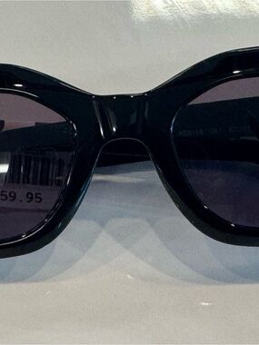 Kendra Scott KE619S 53/18 Black Sunglass Frame & Case
